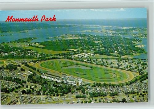 Monmouth Park , Rennbahn, Luftaufnahme ca 1975 AK