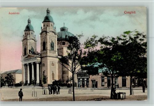 1909 Arpad-ter - Kirche AK Good condition