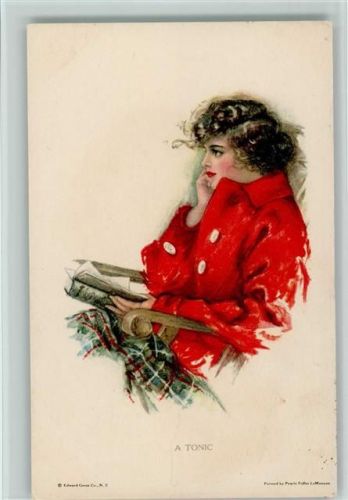 American Girl - A Tonic - Glamour Frau beim Buch lesen