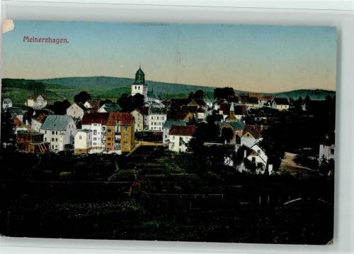 Meinerzhagen 1912 Teilansicht, AK