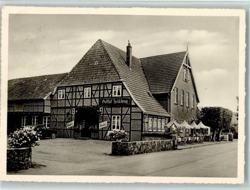 Hanstedt 1960 Gasthof Heidekrug, gute Erhaltung, gute Erhaltung AK