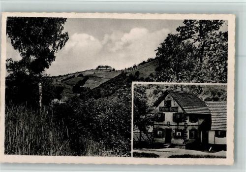 Durbach 1943 Gasthaus zum Rebstock Weinberge