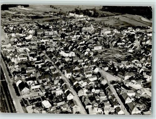 Heusenstamm 1965 Luftbild - Reklameflug, Rasmussen , gute Erhaltung AK