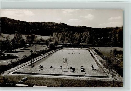 Murrhardt 1966 Freibad, gute Erhaltung AK