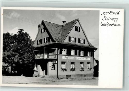 Steinegg Gasthaus & Metzgerei zur Linde, gute Erhaltung AK