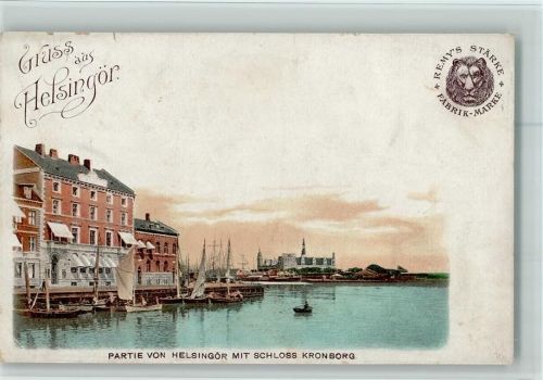 Helsingör Helsingør 1900 - Werbung Remys Stärke AK