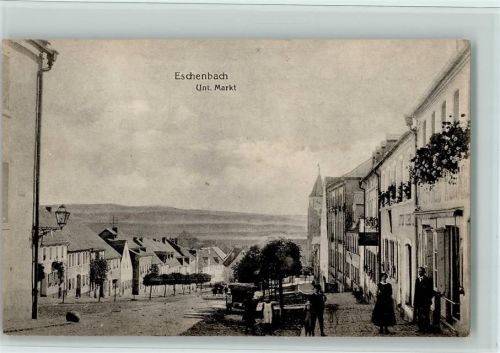 Eschenbach 1916 Unterer Markt, gute Erhaltung AK