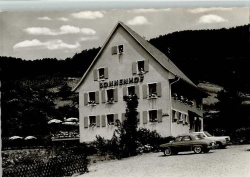 Unterglottertal Café Weinstube Pension Sonnenhof Autos