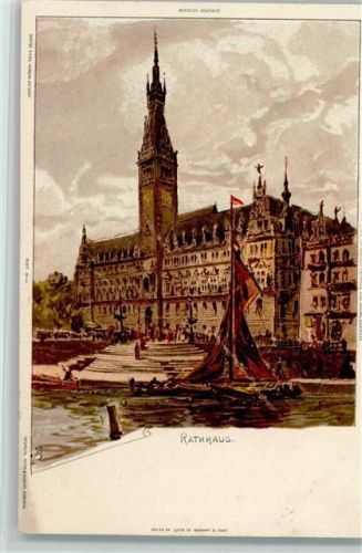 Hamburg 1898 Rathaus
