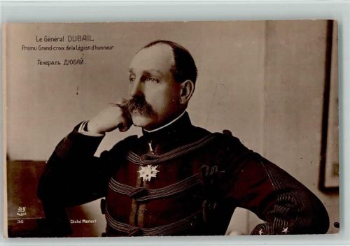 General Dubail mit Orden - Fotokünstler Manuel