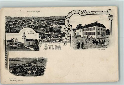 Sylda 1906 Gruss aus - Schröders Gasthaus