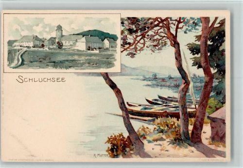 Schluchsee 1898 Velten Verlag Nr. 64 - sehr gute Erhaltung AK