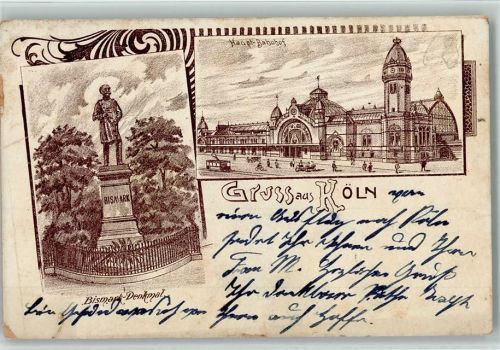 Köln Altstadt-Süd 101 Bismarck-Denkmal Hauptbahnhof