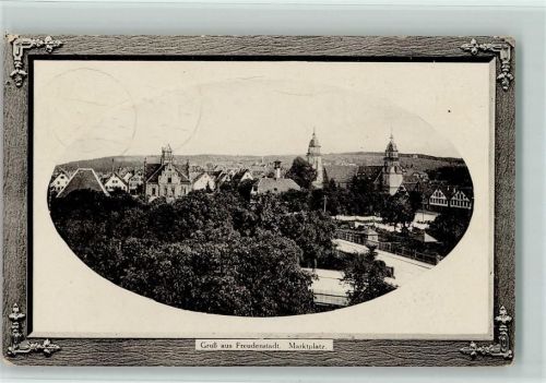 Freudenstadt Marktplatz Prägedruck