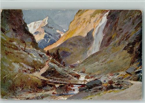 Badgasteiner Hütte Nr. 9 Verlag Krauth - Schleierfall