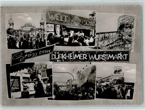 Bad Dürkheim 1961 Wurstmarkt - Ereignis , gute Erhaltung AK