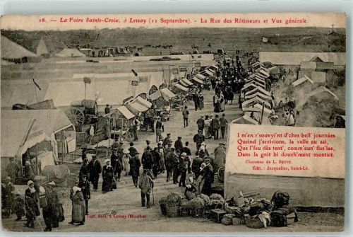 Lessay La Foire Sainte-Croix La Rue des Rotisseurs