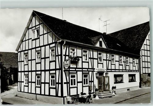 34516 W3546 Vöhl - Gasthaus Pension Zum Deutschen Hof