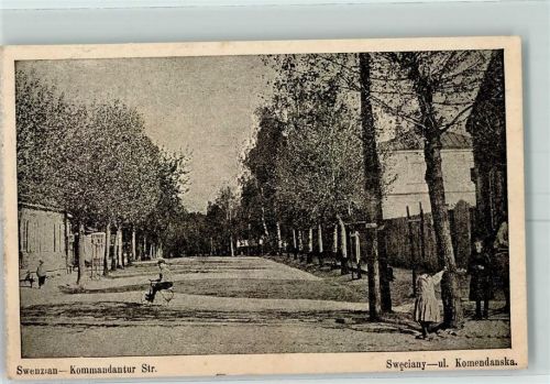 Wilna 1915 Kommandantur Straße Swenzian