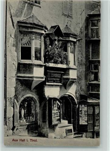 Hall 1915 Glasermeister, Postkartenständer,