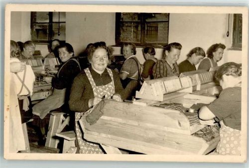 W6740 Landau in der Pfalz Berufe Herstellung Zigarrenfabrik Zigarre Privatfoto AK