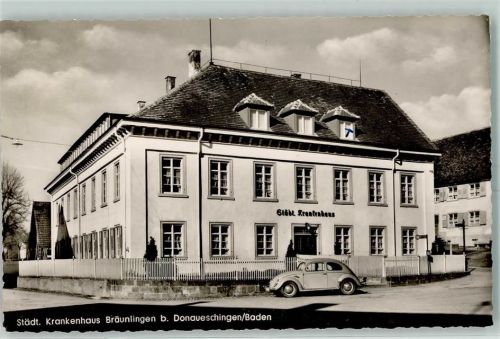 Bräunlingen Städt. Krankenhaus VW-Käfer Überstempel