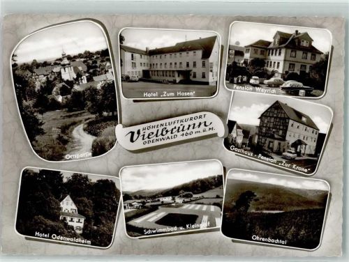 Vielbrunn Hotel zum Hasen Schwimmbad Minigolfanlage Hotel Odenwaldheim Gasthaus Krone