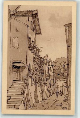 Burghausen Kasernberg sign. Franz Ermer 1913
