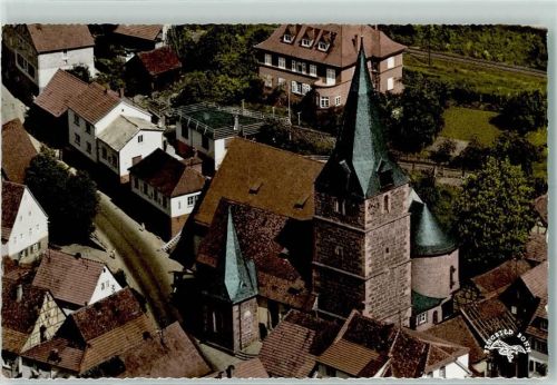 Schneeberg Fliegeraufnahme Wallfahrtskirche zur Mutter Gottes auf dem Holderstock
