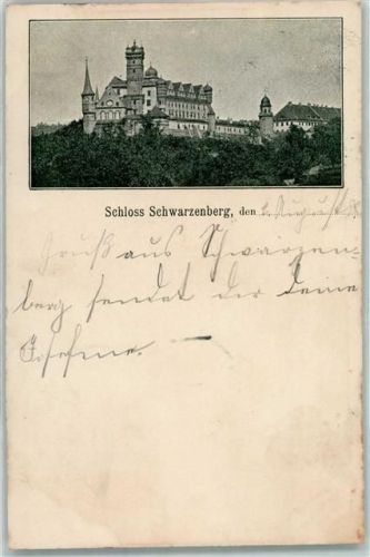Schwarzenberg 1898 Schloß Schwarzenberg