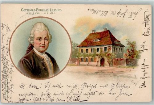 1900 Geburtshaus Lith-Artist Anstalt München Serie 80 Nr. 20444 AK