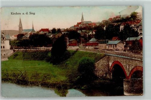 Kirchen 1917 Brücke Kirchen