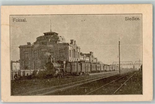 Siedlce 1915 Bahnhof Eisenbahn