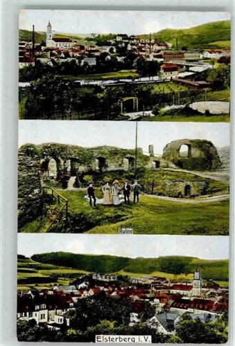 07985 O6603 Elsterberg , Vogtl - Ruine