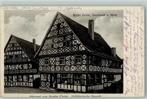 Marktzeuln Bäckerei von Baptist Christ Fachwerkhaus