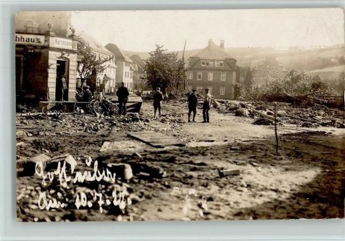 Bad Gottleuba 1927 Unwetter Katastrophe, 10.7.1927 , gute Erhaltung AK