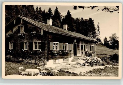 Gunzesried Bergcafe Reutealp Stempel Reute 100 m