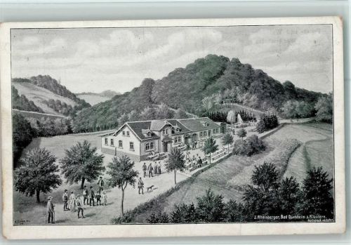 67098 W6706 Wachenheim an der Weinstraße - Forsthaus Waldhaus Rotsteig Gasthaus Ausfluggaststätte Verlag Rheinberger Sign Dinon