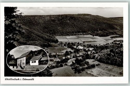 64754 W6121 Schöllenbach - Gasthaus Pension Zur Krone Bes Georg Schwinn