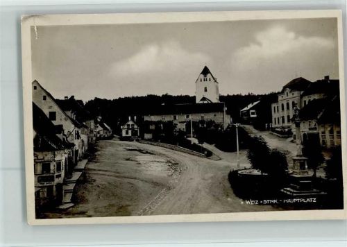 Weiz 1925 Hauptplatz AK