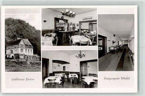 Hatzenport Gasthaus-Pension Prüm Gastraum Kegelbahn Tresen