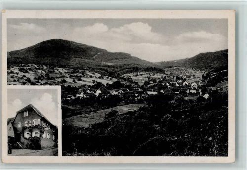 Selbach Gasthaus zur Krone u. Teilansicht AK