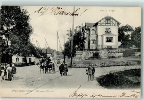 Wehrsdorf 1906 Villa G. Augst