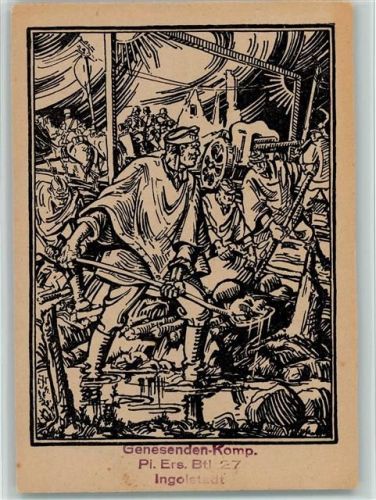 feldpoststempel: Gen. Kp. Pi. Ers. Btl. 27