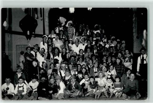 Burglengenfeld Fasching Gruppenaufnahme Ort handschriftlich