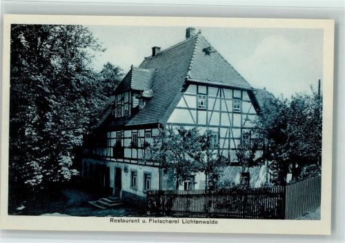 Frankenberg Gasthaus Fleischerei Lichtenwalde