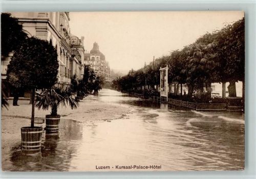 Luzern 1910 Kursaal Palace Hotel AK