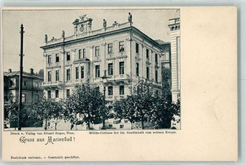 Marianske Lazne Militär Kurhaus der Öst. Gesellschaft vom weissen Kreuze