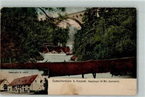 Kappel Gutachbrücke Gasthaus Aman