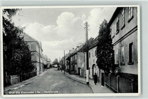 Kleinwelka Hauptstraße Landpost über Bautzen